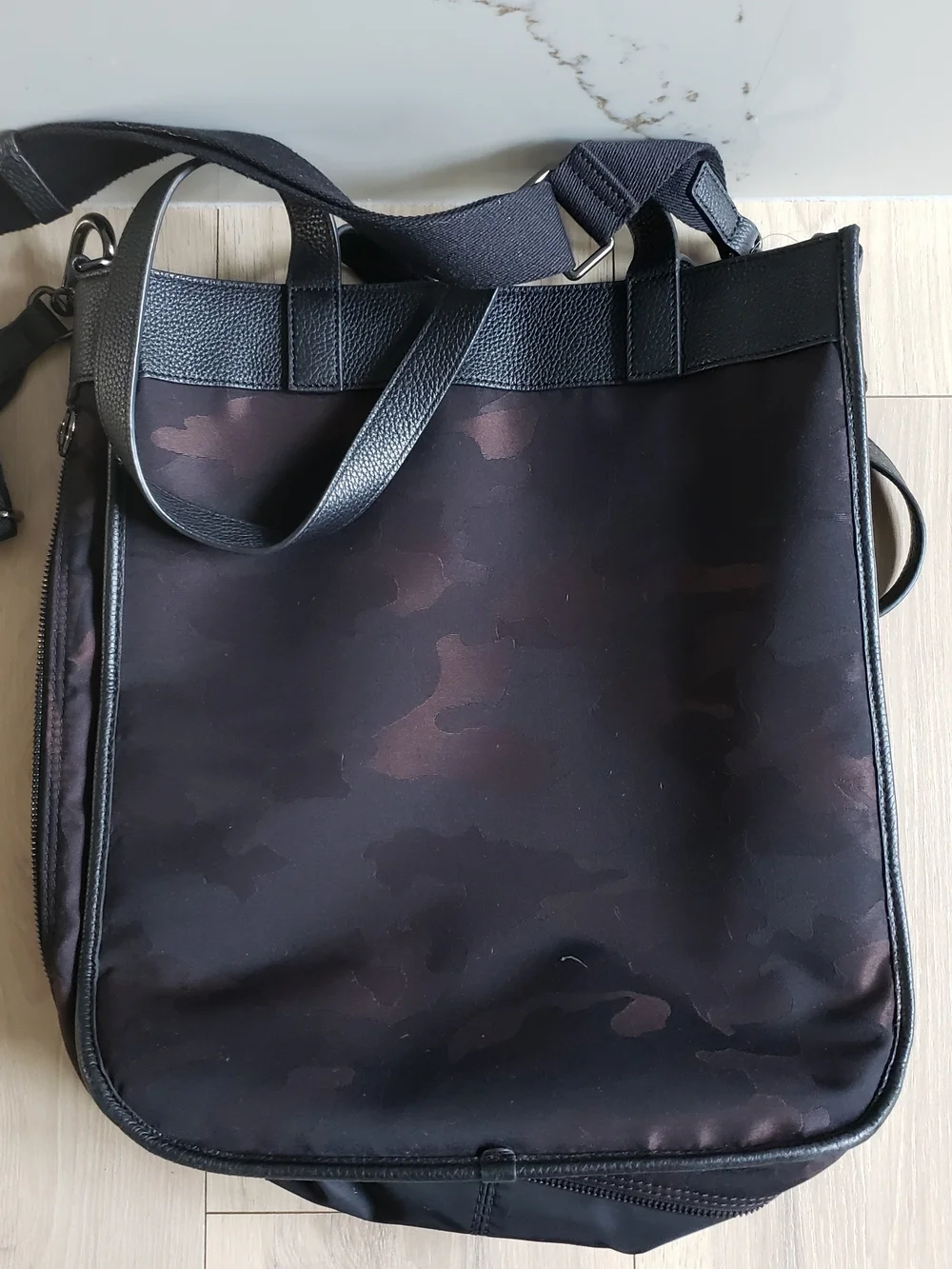 Lululemon Now And Always Tote Mini 8L Heritage Camo Jacquard Max Black Bag